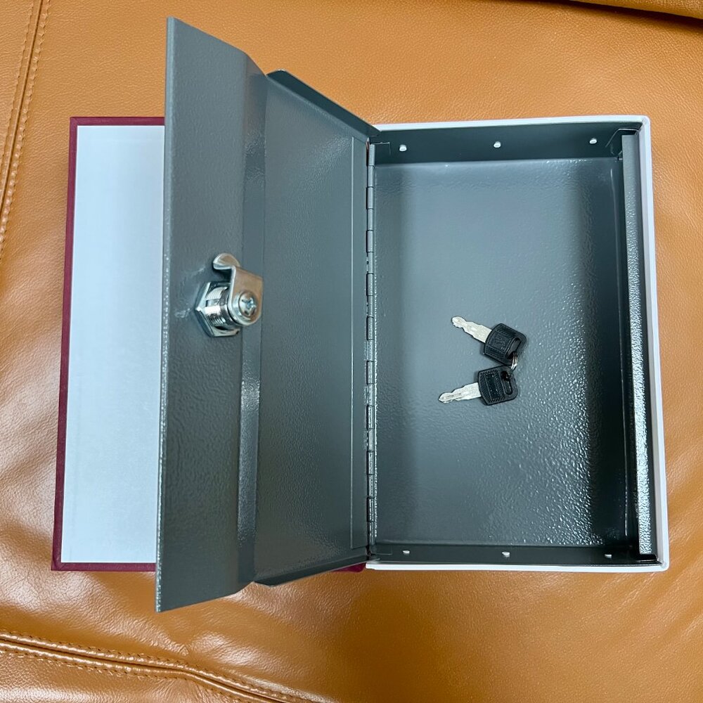 Vintage "New English Dictionary" Book Safe with Keys